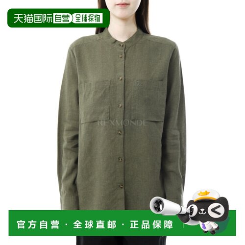 韩国直邮FJALLRAVEN北极狐OVIK女款长袖麻混纺衬衫14600149