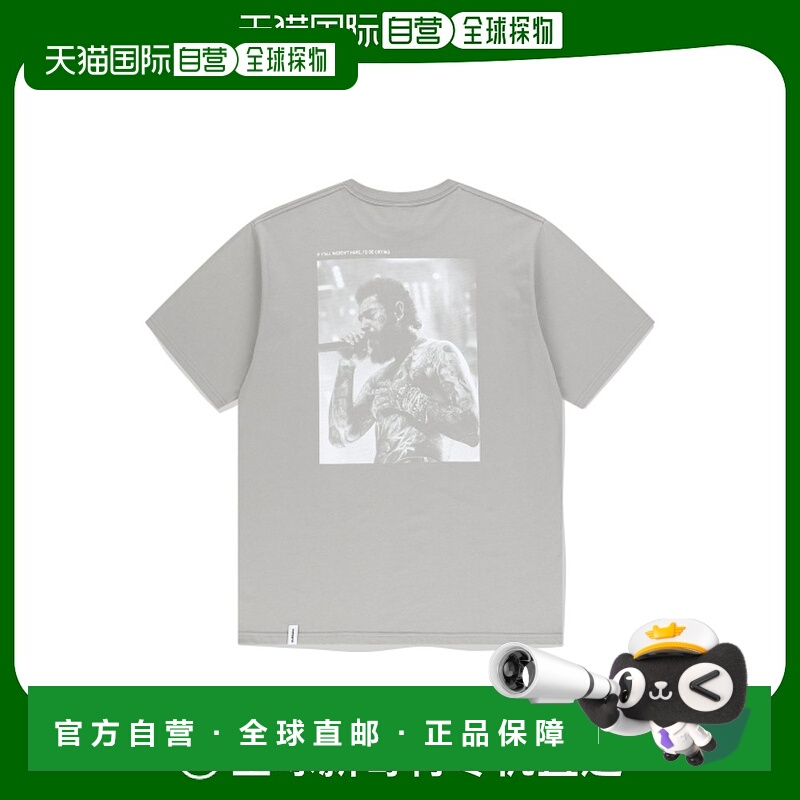韩国直邮MAHAGRID 男士T恤MG2EMMT520DGR INTERNATIONAL TOUR TEE