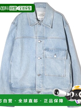韩国直邮Studio nicholson 宠物牛仔外套夹克衫天蓝色