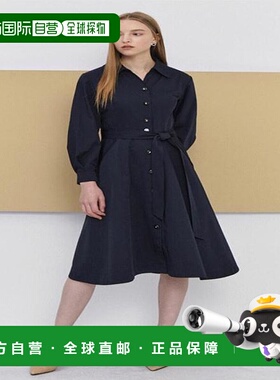 韩国直邮THE IZZAT TheEdge 开领束腰连衣裙 _K IN9M0OP75