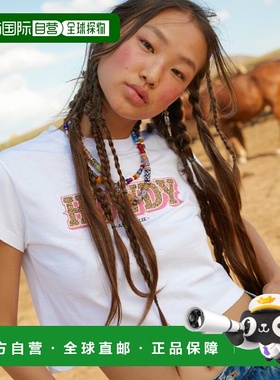 韩国直邮AS IF CALIE HOWDY TSHIRT WHITE女装T恤CA23CST034WT