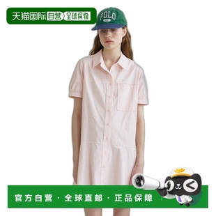 女士连衣裙AN24MD5006PK Shirt Half Dres Flare 韩国直邮ANEDIT