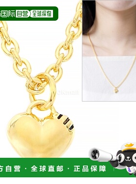 韩国直邮HUMAN MADE 心形银项链（HM29GD071 金色） 珠宝锁骨链