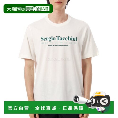 韩国直邮Sergio Tacchini MONDA T恤（STS24M50806-栀子花） 短袖