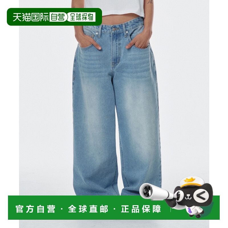 韩国直邮Ames Worldwide 女士女装牛仔裤AM2FSUD110ALB新款直筒裤