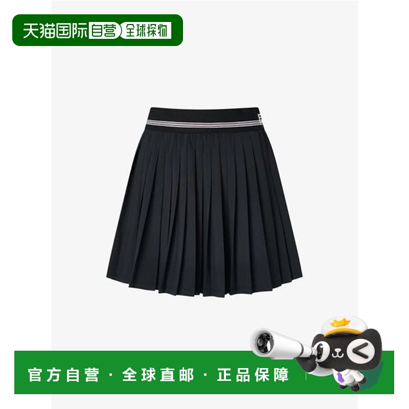 韩国直邮FILA 网球清凉百褶裙 FS2SKH2352FBLK
