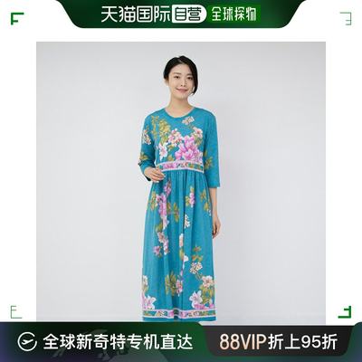 韩国直邮[妈妈服饰 MOSLIN] 金达莱 7分 连衣裙 家居服饰 YHO3031