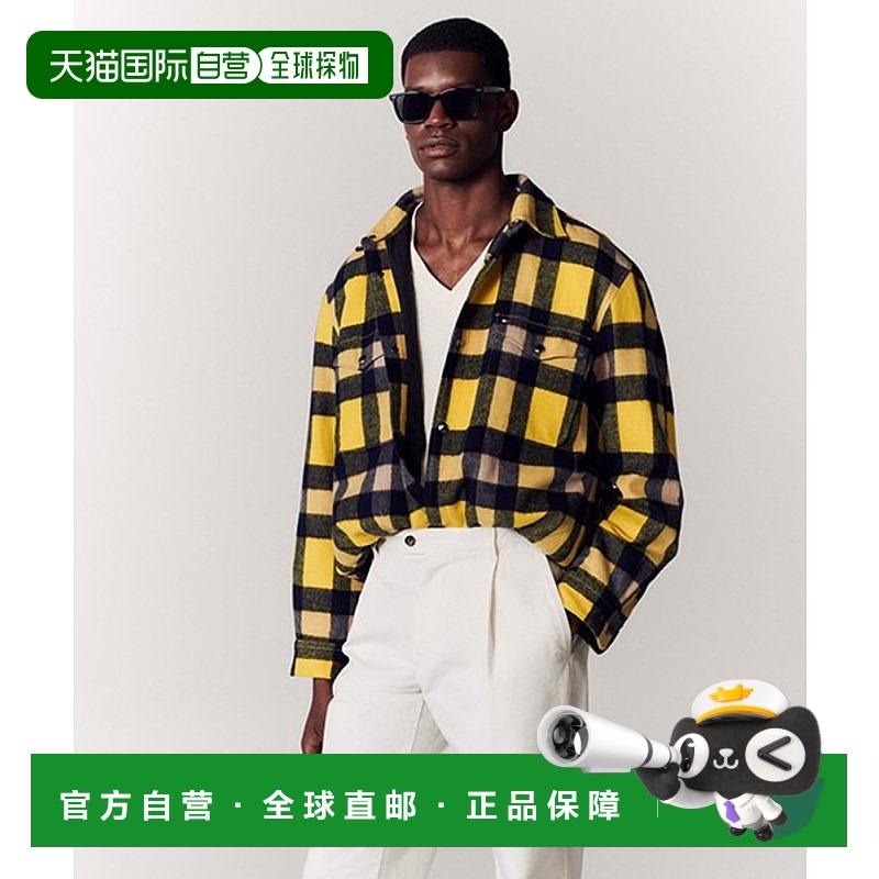 韩国直邮TOMMY HILFIGER 男士男衬衫T12E0WSH300MT10RD