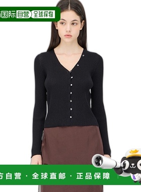 韩国直邮SISLEY 女士毛针织衫 SAKC04441BK长袖开衫