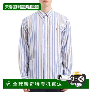 韩国直邮Polo 男 RalphLauren拉夫劳伦710928920003条纹长袖 棉衬衫
