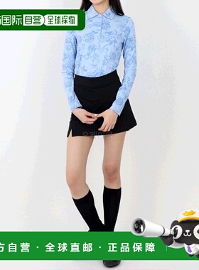 韩国直邮G/FORE 牡丹素描丝质科技尼龙长袖POLO衫 GLP000003-BAJA