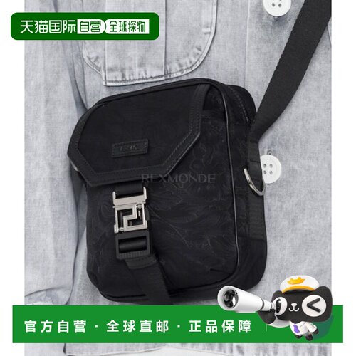 韩国直邮VERSACE Neo Nylon Barocco Messenger Bag Small (10099