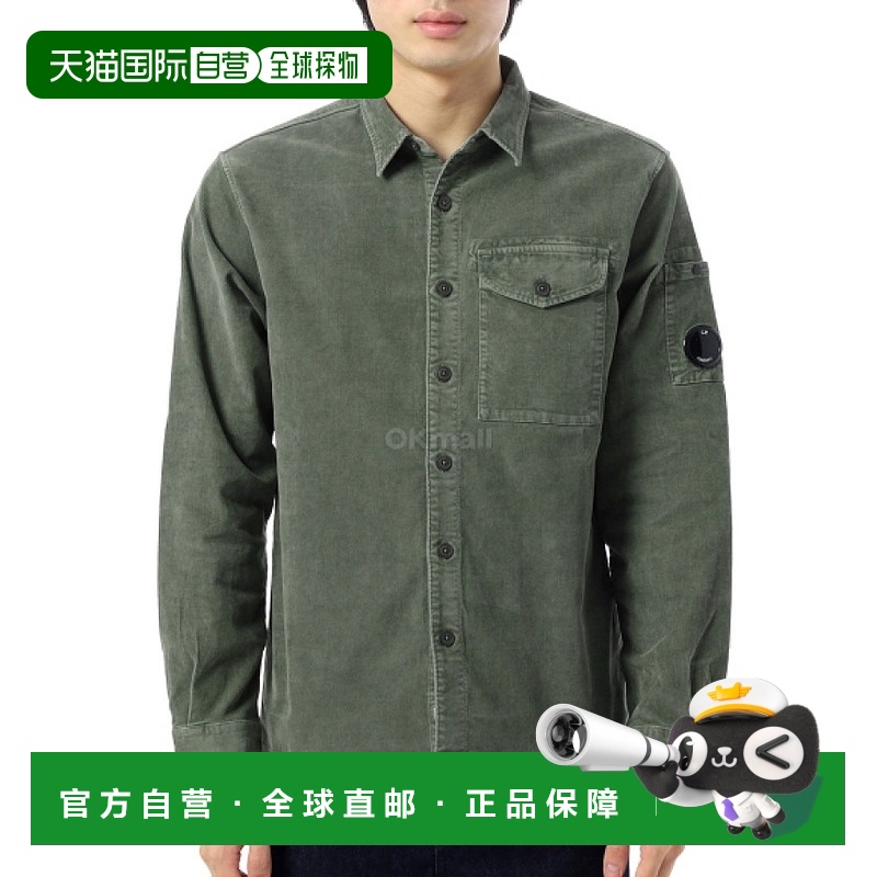 韩国直邮CP COMPANY 灯芯绒镜片长袖纽扣衬衫 (19CMSH071A 006410