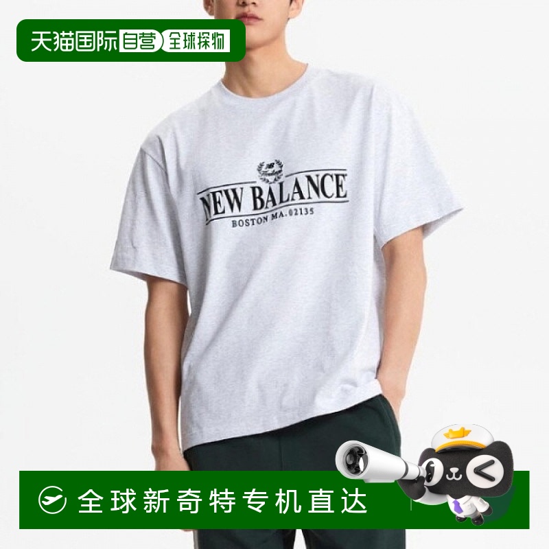 1h可退 韩国直邮newbalance  T恤短袖
