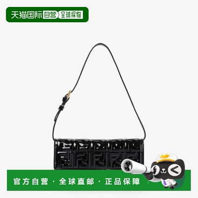 韩国直邮Fendi Baguette 链条钱包 8M0498AW5OF0KUR 黑色