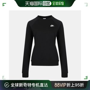 韩国直邮Nike 毛衣 [NIKE] 女士 NSW 弹力 绒布 套头衫 黑色 BV41