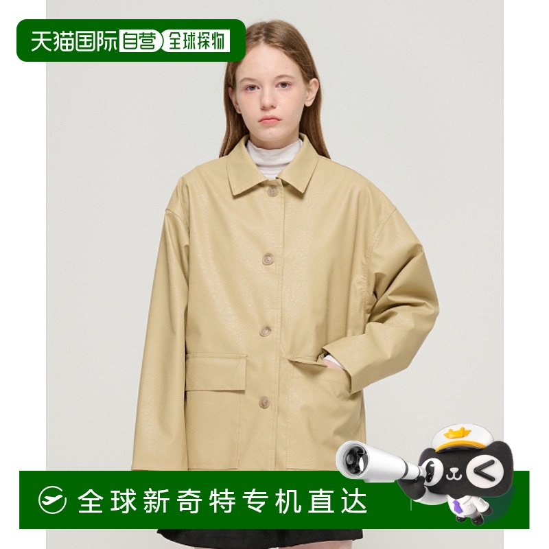 韩国直邮ROIDESROIS女士运动茄克/外套RD24FD2201 LEATHER MID OV