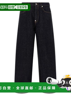 韩国直邮Kenzo 牛仔裤 FF65DP4216Q1DM 漂洗蓝色牛仔布 DOM