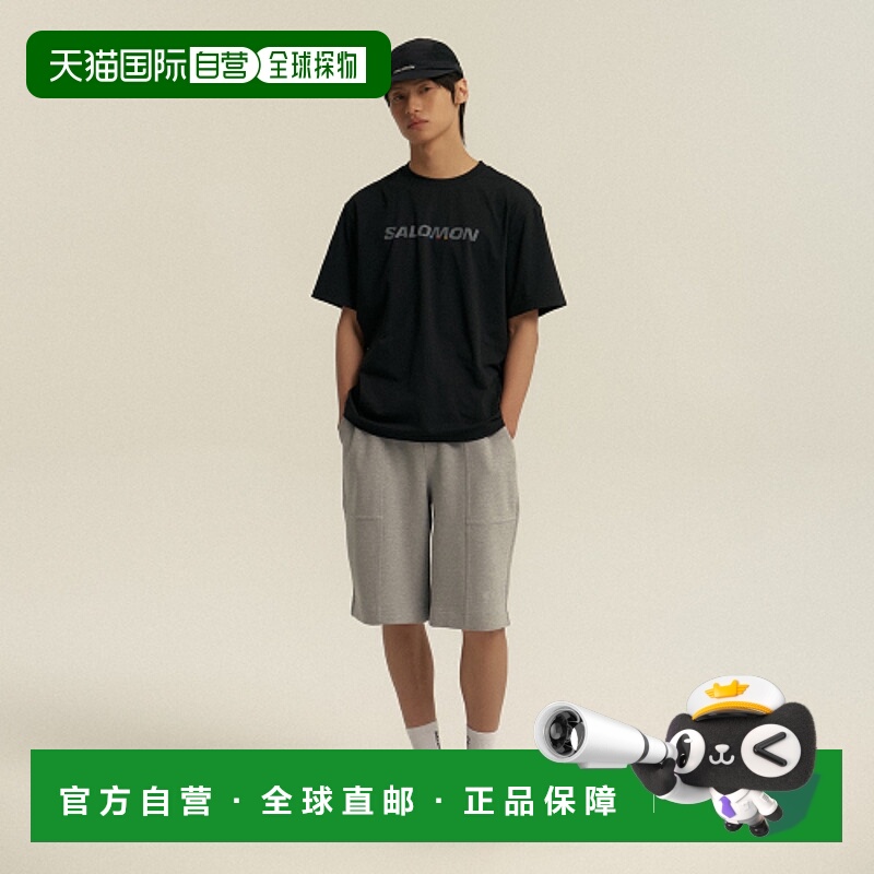 韩国直邮SALOMON 男士T恤 S252001HTS42_BLK萨洛蒙