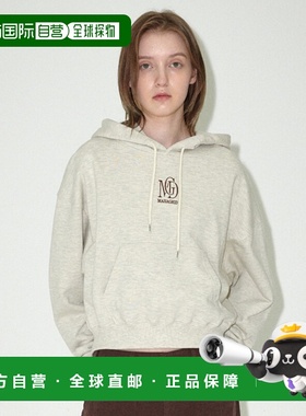 韩国直邮MAHAGRID 女士连帽衫MG2EFFM432AOM MGD SERIF LOGO CROP