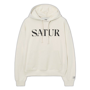 韩国直邮SATUR设计师款大气简约日常休闲个性卫衣SA23FWUH01CR
