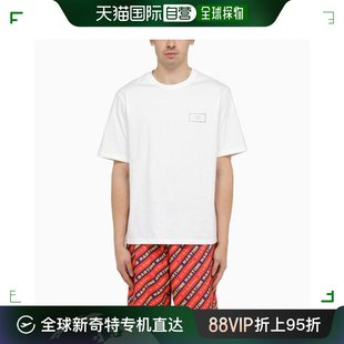 韩国直邮MARTINE T恤男CMRSS24603COWHITE ROSE24SS短袖
