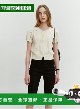 韩国直邮Dunst秋冬24年新品法式复古经典中性风韩版短裤UDPA4A214