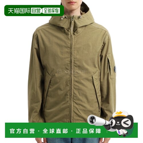 韩国直邮CP COMPANY 斜纹连帽镜片夹克（20CMOW149A 110305G 644