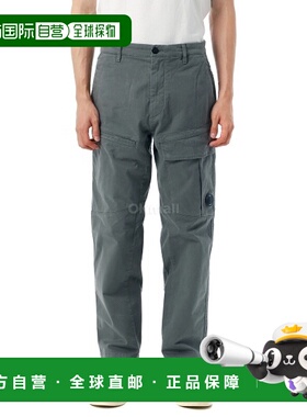 韩国直邮CP COMPANY 弹力棉缎宽松工装裤 (19CMPA067A 005529G 92