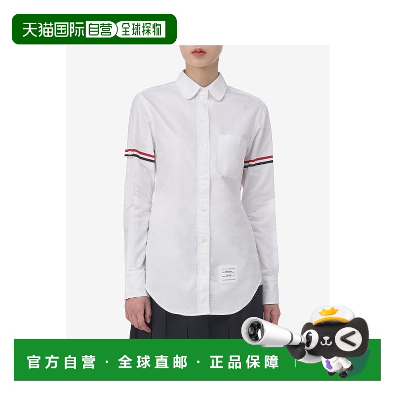 韩国直邮THOM BROWNE 女衬衫女士FLL019EF0313100FW23 RWB TAB SLIM