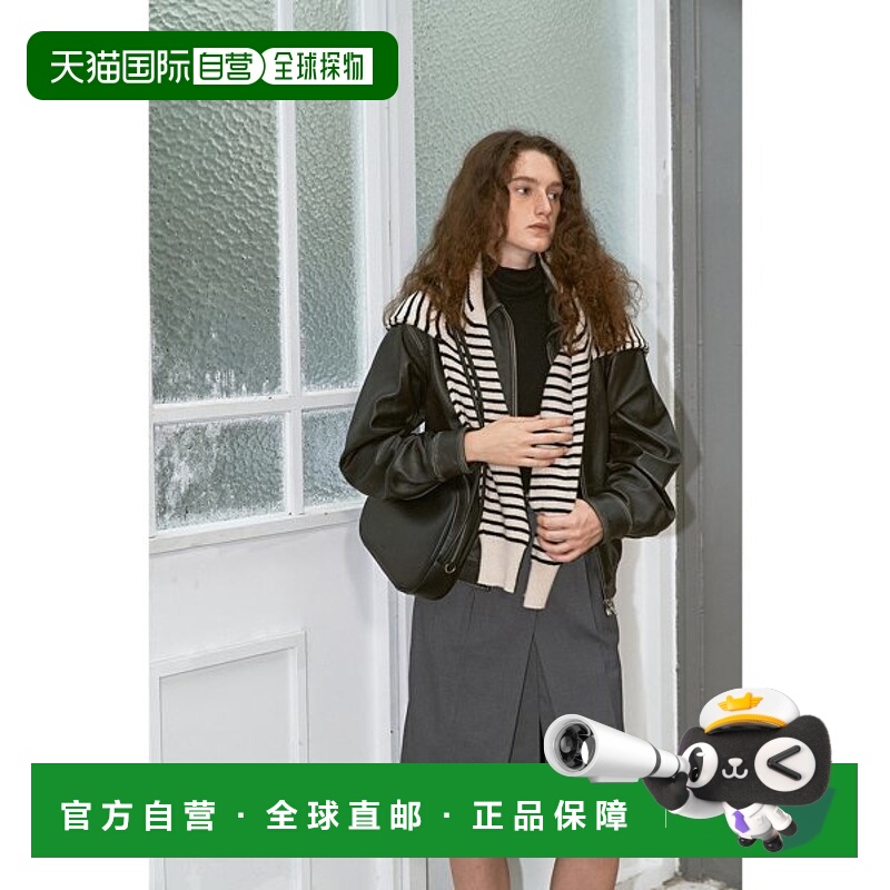 韩国直邮Dunst2023秋冬新品中性风经典女款休闲包UDBA3E204BK牛皮