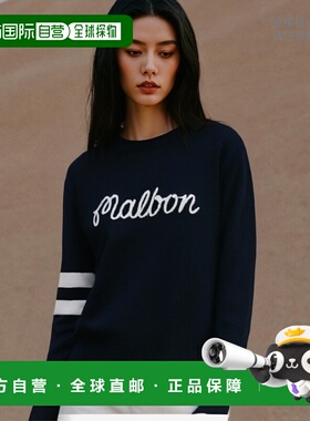 韩国直邮MALBON GOLF女士毛针织衫M3322PKT15NVY Big Bucket Denny