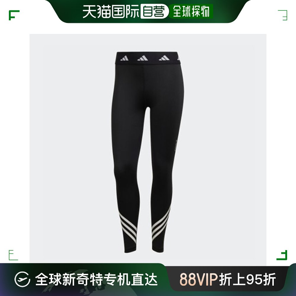 韩国直邮[Adidas] 女士 女士 TECK版型 3S 紧腿裤 HF6684O 运动/瑜伽/健身/球迷用品 瑜伽长裤 原图主图