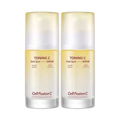 韩国直邮Cell Fusion C秀肤生锁水祛斑VC亮白精华液30ml*2瓶补水