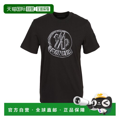 韩国直邮moncler 男士 上装T恤半袖