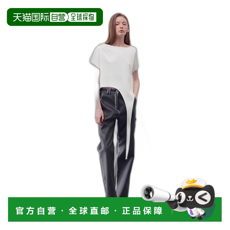 韩国直邮RE RHEE 女士吊带衫RQ2TOO005-0 ASYMMETRIC HEM BOAT NEC