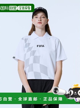 韩国直邮FIFA 1904 女装 Repertoire 国旗图案白色 T 恤 FF23TH11