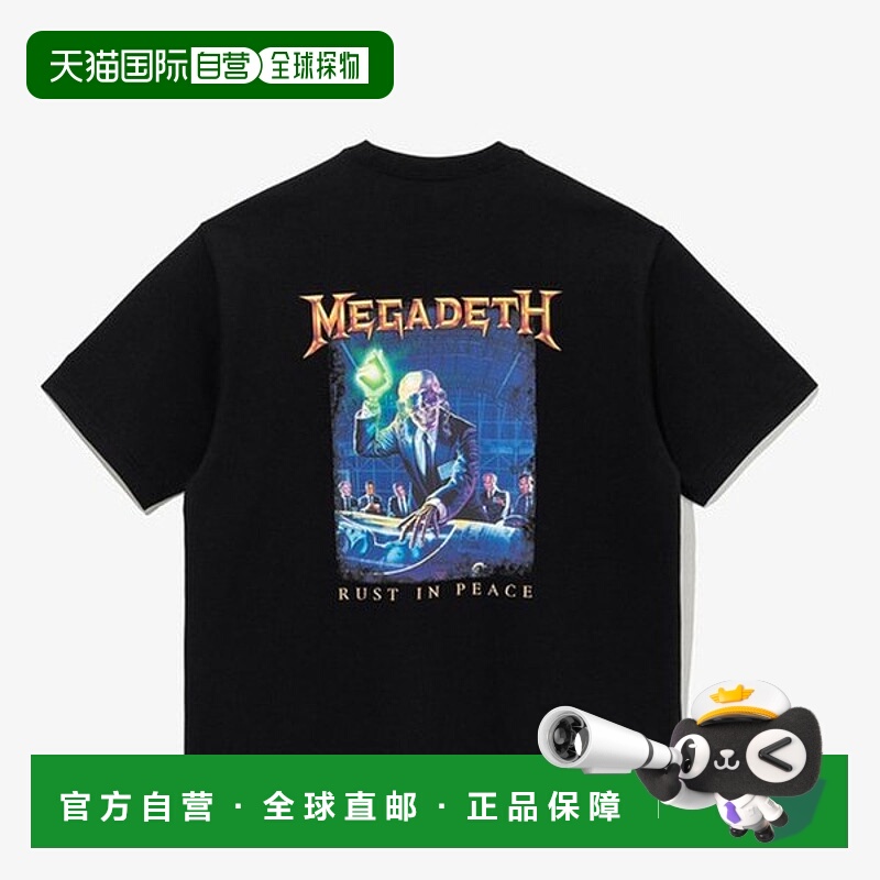 韩国直邮NEW ERA x MEGADETH］后背图案短袖T恤 14860544