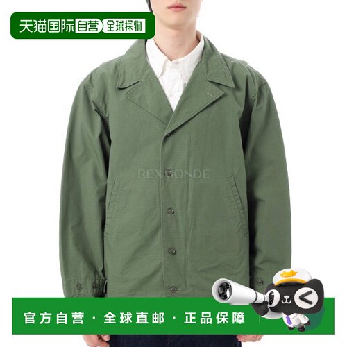 韩国直邮Engineered Garments M41 夹克 橄榄绿棉质防撕裂面料 (2