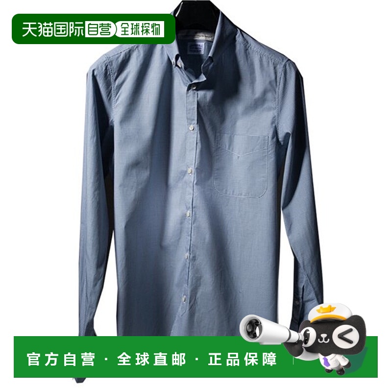 韩国直邮GOLDEN GOOSE 11 周年纪念大口袋牛津衬衫 天蓝色 G19U52