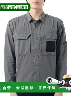 韩国直邮CP COMPANY 有机华达呢镜片衬衫外套 (18CMOS142A 110143