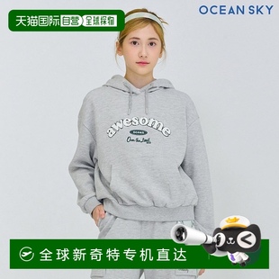 DEJG5156B0B 连帽 Ocean Sky 女童 韩国直邮 Point boucle 恤