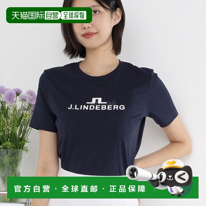 韩国直邮J.LINDEBERG 阿尔法 T 恤 (AWJT08913-6855) 短袖/无袖