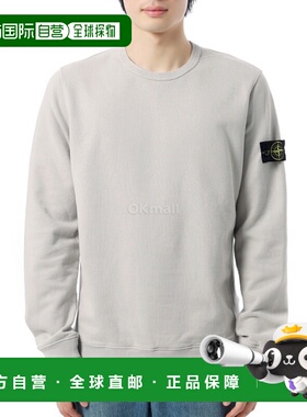 韩国直邮STONE ISLAND 6100028 拉绒有机棉绒常规版型圆领运动衫