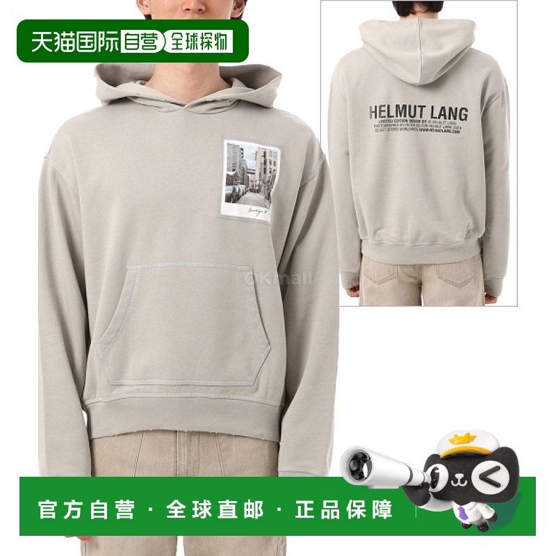 韩国直邮HELMUT LANG 布鲁克林明信片连帽衫 (O10HM520 B00) 兜帽