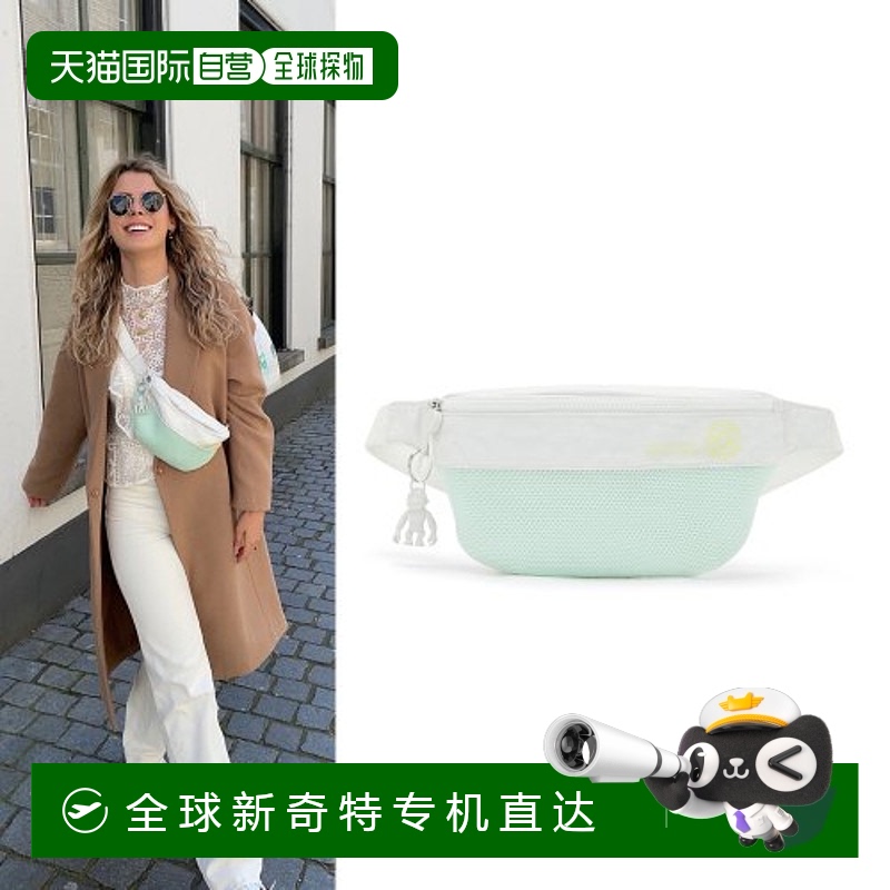韩国直邮KIPLING 正品YK2时尚个性时尚腰包斜挎包KLBBW02SMBL-1
