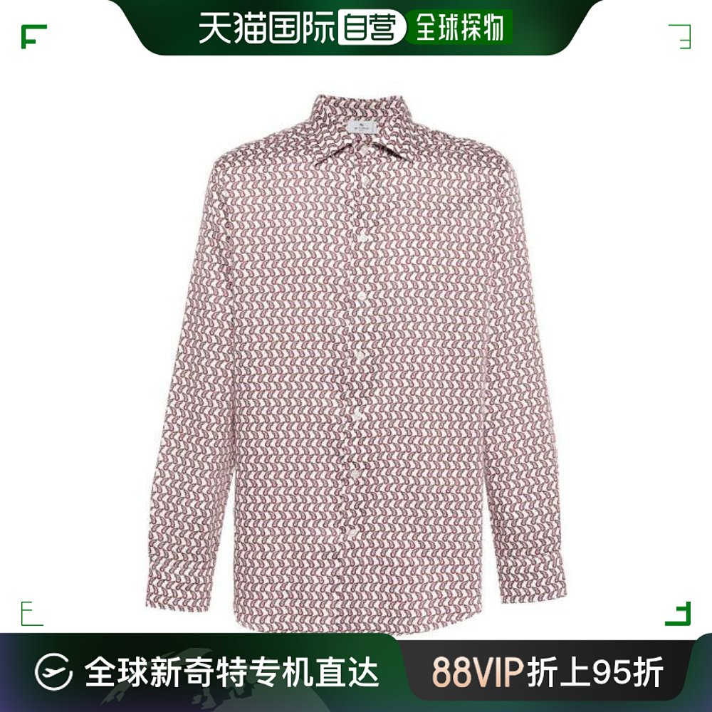韩国直邮ETRO24SS长袖衬衫男99SA520 MRIB0001 X0800WHITE 男装 衬衫 原图主图