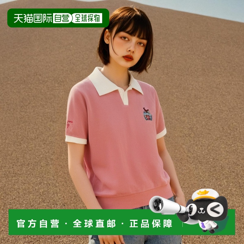 韩国直邮MALBON GOLF休闲时尚高高尔夫运动T恤M3122PTS13