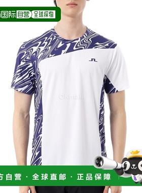 韩国直邮J.LINDEBERG 尼科洛 T 恤 (AMJT12659-Q287) 短袖/无袖T