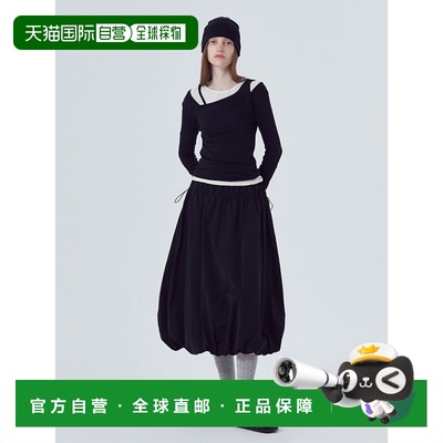 韩国直邮ETMON 女士半身裙SK130TFF09 String Balloon Long Skirt